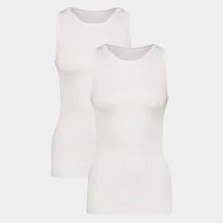 Bamboo Basics 2 pak bambus rib tank tops til dame fra*Dame Toppe|Undertrøjer