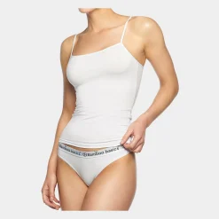 Bamboo Basics 2 pak bambus tank top med tynde stropper til damer fra*Dame Toppe|Undertrøjer