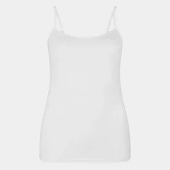 Bamboo Basics 2 pak bambus tank top med tynde stropper til damer fra*Dame Toppe|Undertrøjer
