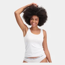 Bamboo Basics 2 pak e bambus tank top med brede stropper til damer fra*Dame Toppe|Undertrøjer