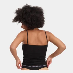 Bamboo Basics 2 pak bambus tank top med tynde stropper til damer fra*Dame Toppe|Undertrøjer