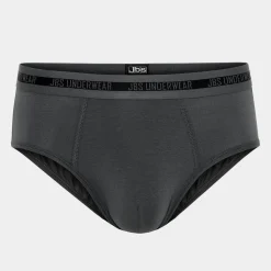 JBS 3 par bambus herretrusser sort - grå - navy* Underbukser