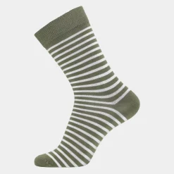 Lindbergh 5 par bambus strømper - striber* Strømper