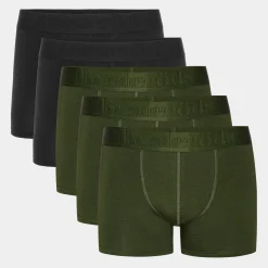 Resteröds 5 par bambus underbukser grøn - sort* Underbukser