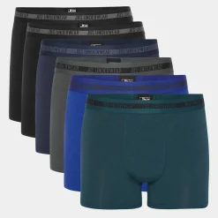 JBS 6 par bambus underbukser sort - blå - petrol* Underbukser