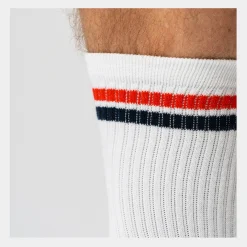 Copenhagen Bamboo 3 par e bambus tennissokker med rød/blå striber*Børn Strømper|Tennissokker