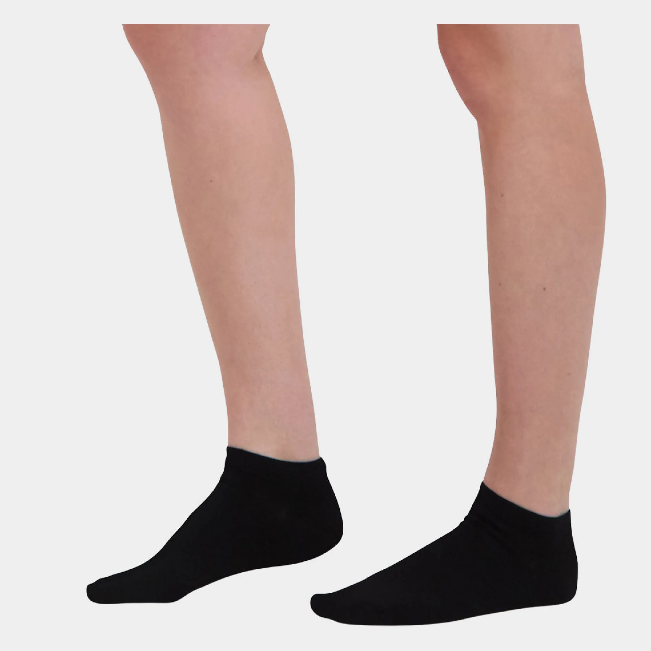 Bamboo Basics 3 par e bambus ankelsokker til dame og herre fra Bamboo Basic*Dame Strømper|Footies