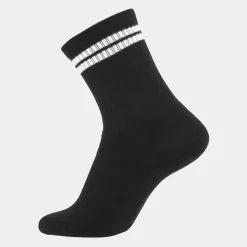 Copenhagen Bamboo 3 par e bambus tennissokker med hvide striber*Børn Strømper|Tennissokker