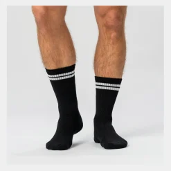 Copenhagen Bamboo 3 par e bambus tennissokker med hvide striber*Børn Strømper|Tennissokker