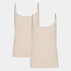 Copenhagen Bamboo 2 stk bambus top med tynde stropper fra*Dame Toppe|Undertrøjer