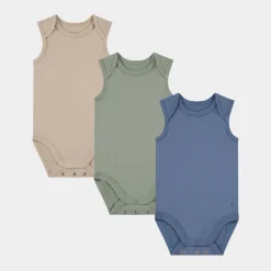 Bamboo Basics Bambus body - grøn beige - fra*Børn Bodyer