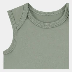 Bamboo Basics Bambus body - grøn beige - fra*Børn Bodyer