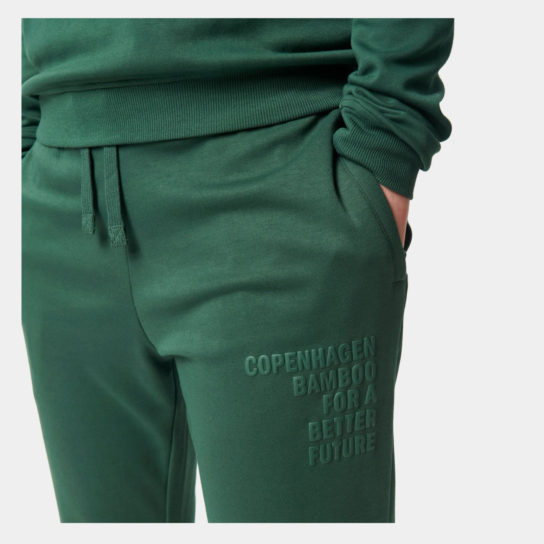 Copenhagen Bamboo Bambus hoodie joggingsæt i med logo til damer fra*Dame Joggingsæt