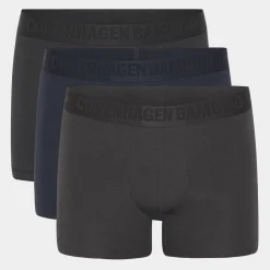 Copenhagen Bamboo Bambus underbukser - 3 pak sort - navy - grå* Underbukser