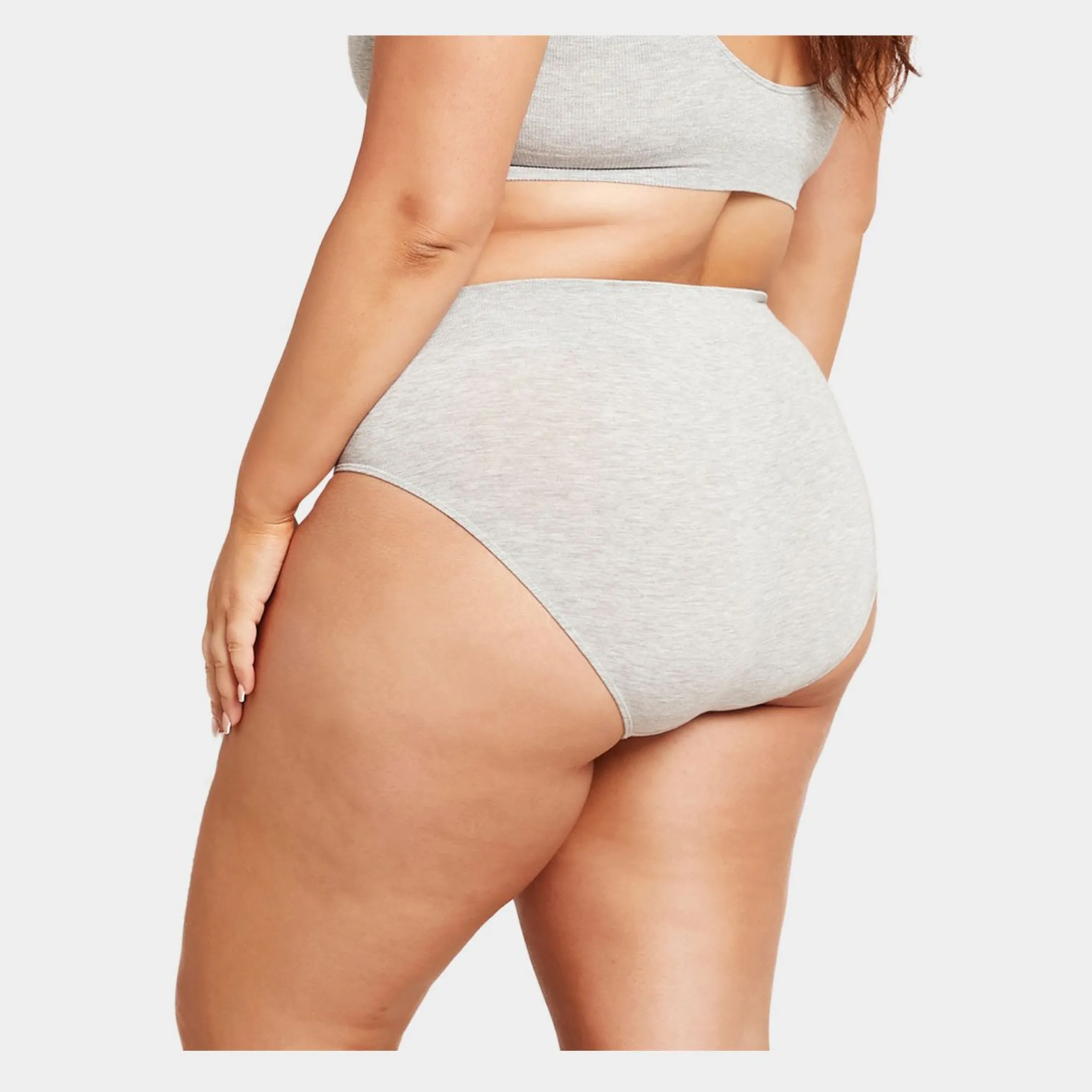 Boody Grå bambus maxi trusser til dame i åndbar og høj kvalitet fra*Dame Trusser