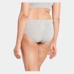 Boody Grå bambus midi trusser til dame i åndbar og høj kvalitet fra*Dame Trusser