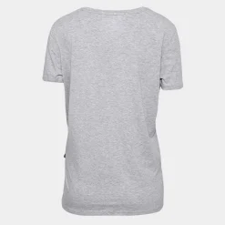 JBS of Denmark Grå basic bambus t-shirt med rund hals til kvinder fra*Dame T-Shirts