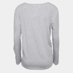 JBS of Denmark Grå basic langærmet t-shirt i bambus til dame fra*Dame Langærmet T-Shirts