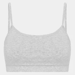 JBS of Denmark Grå BH uden bøjle i bambus med tynd strop til dame fra*Dame Bh'Er Uden Bøjle