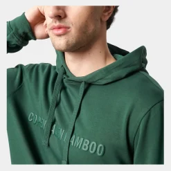 Copenhagen Bamboo Grøn bambus hoodie med logo* Hoodies