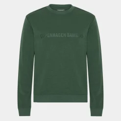 Copenhagen Bamboo Grøn bambus sweatshirt med logo* Sweatshirts