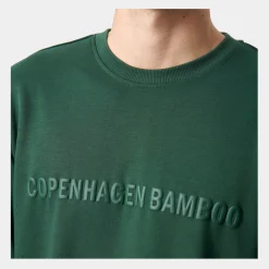 Copenhagen Bamboo Grøn bambus sweatshirt med logo* Sweatshirts