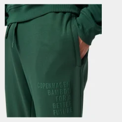 Copenhagen Bamboo Grønne bambus sweatpants med logo* Sweatpants