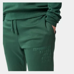 Copenhagen Bamboo Grønne bambus sweatpants med logo til dame fra*Dame Sweatpants