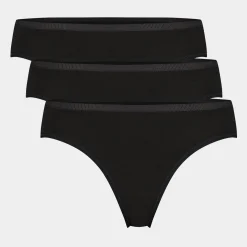 Bamboo Basics Lola bambus g-streng trusser med smal elastikkant - 3 pak*Dame Trusser