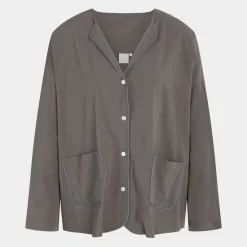 CCDK Marion grå bambus natskjorte*Dame Nattoppe Og -Skjorter