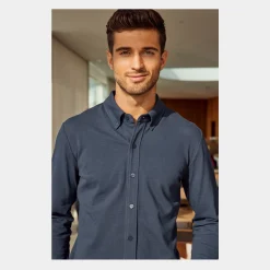 JBS of Denmark Mørkeblå skjorte i bambus* T-Shirts