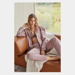 JBS of Denmark farvede bambus pyjamasbukser i bæk og bølge fra*Dame Natbukser Og -Shorts