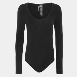 Boody Sømfri bambus bodystocking med lange ærmer til dame fra*Dame Bodystocking