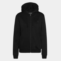 Copenhagen Bamboo Sort bambus hoodie med lynlås til dame fra*Dame Hoodies