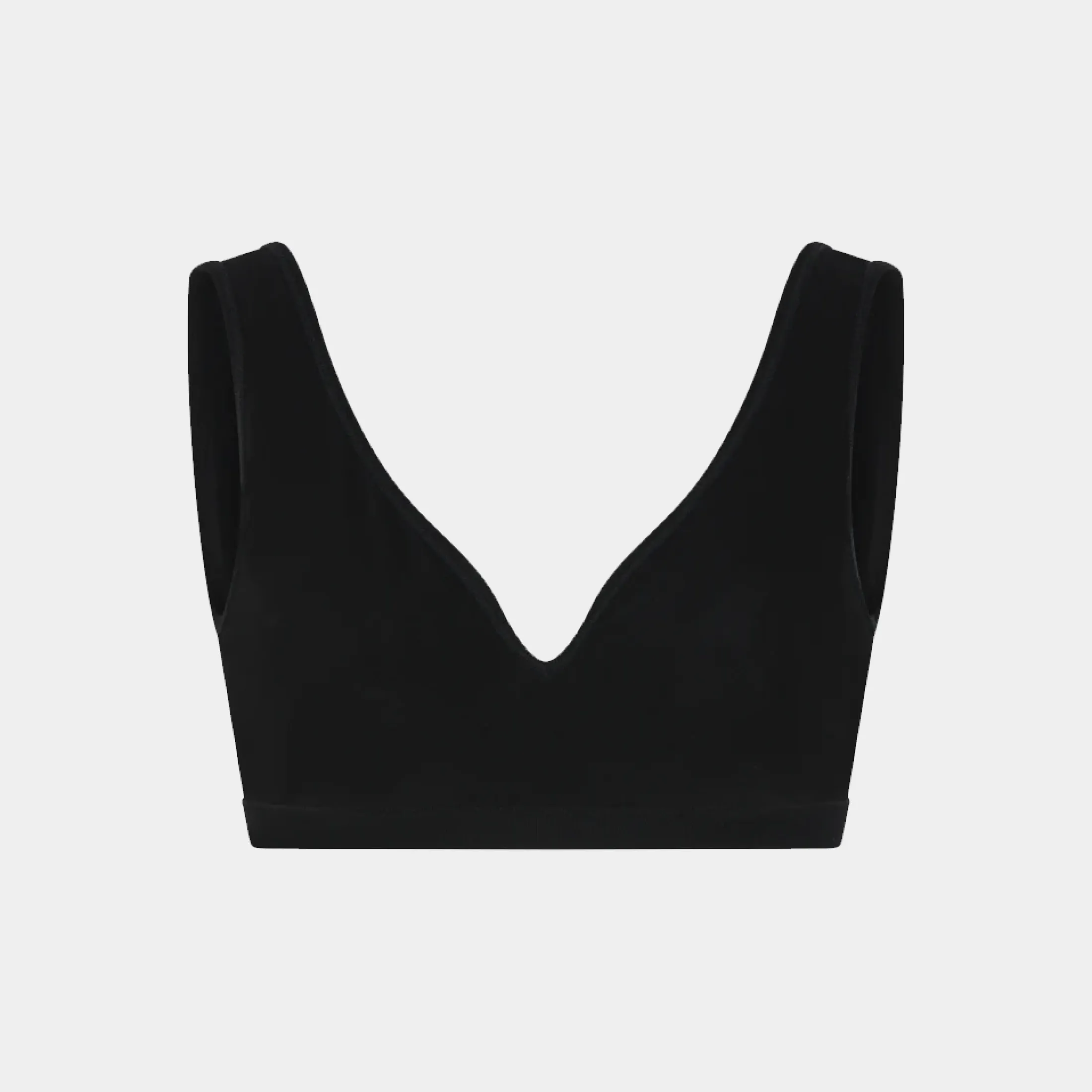 CCDK Sort bh top i bambus med bred strop*Dame Toppe|Undertrøjer