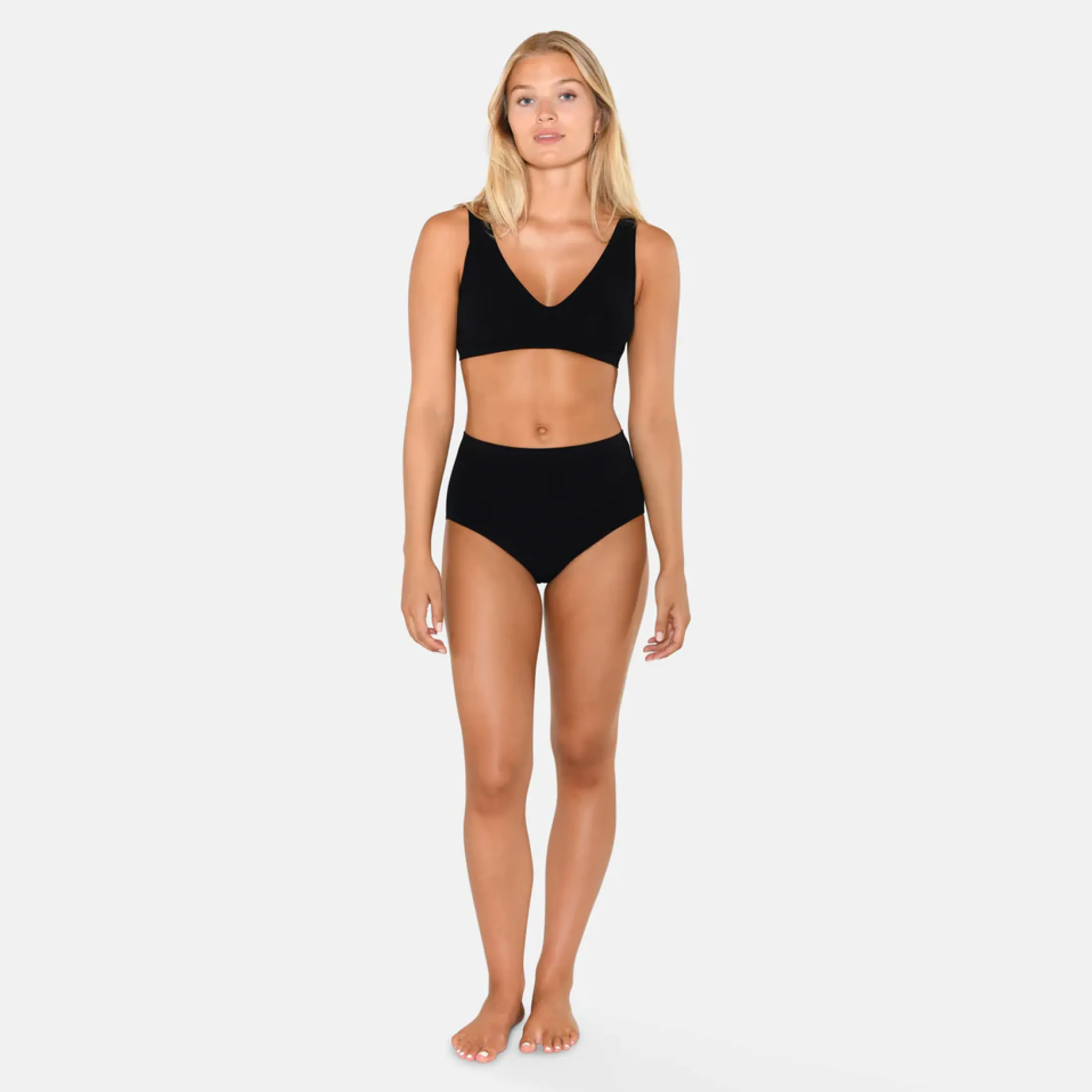 CCDK Sort bh top i bambus med bred strop*Dame Toppe|Undertrøjer