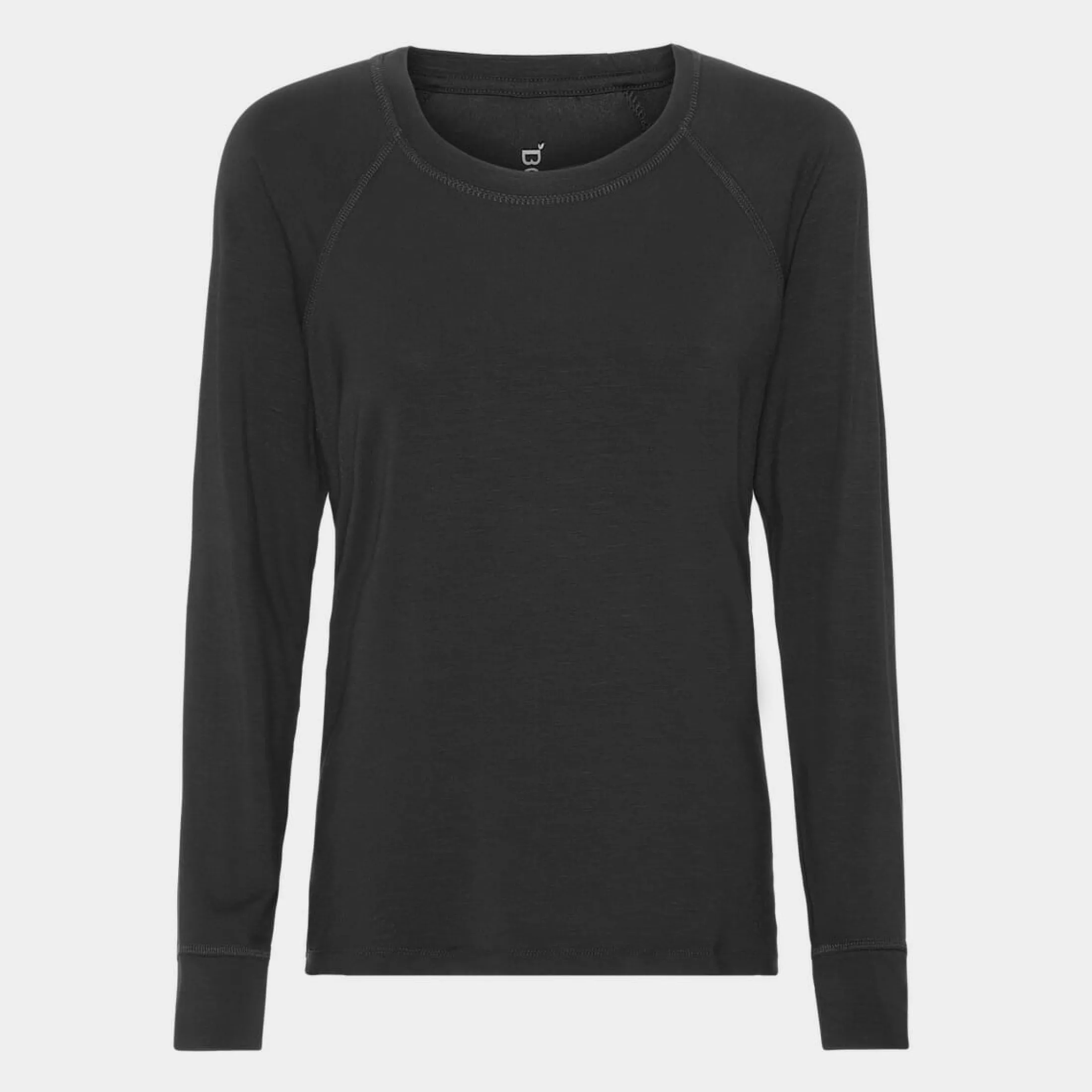 Boody dame raglan bambus lounge T-shirt med lange ærmer fra*Dame Nattoppe Og -Skjorter|Langærmet T-Shirts