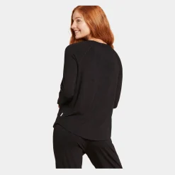 Boody dame raglan bambus lounge T-shirt med lange ærmer fra*Dame Nattoppe Og -Skjorter|Langærmet T-Shirts