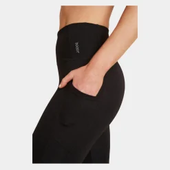 Boody Sorte bambus 3/4 træningstights til dame fra*Dame Træningsbukser