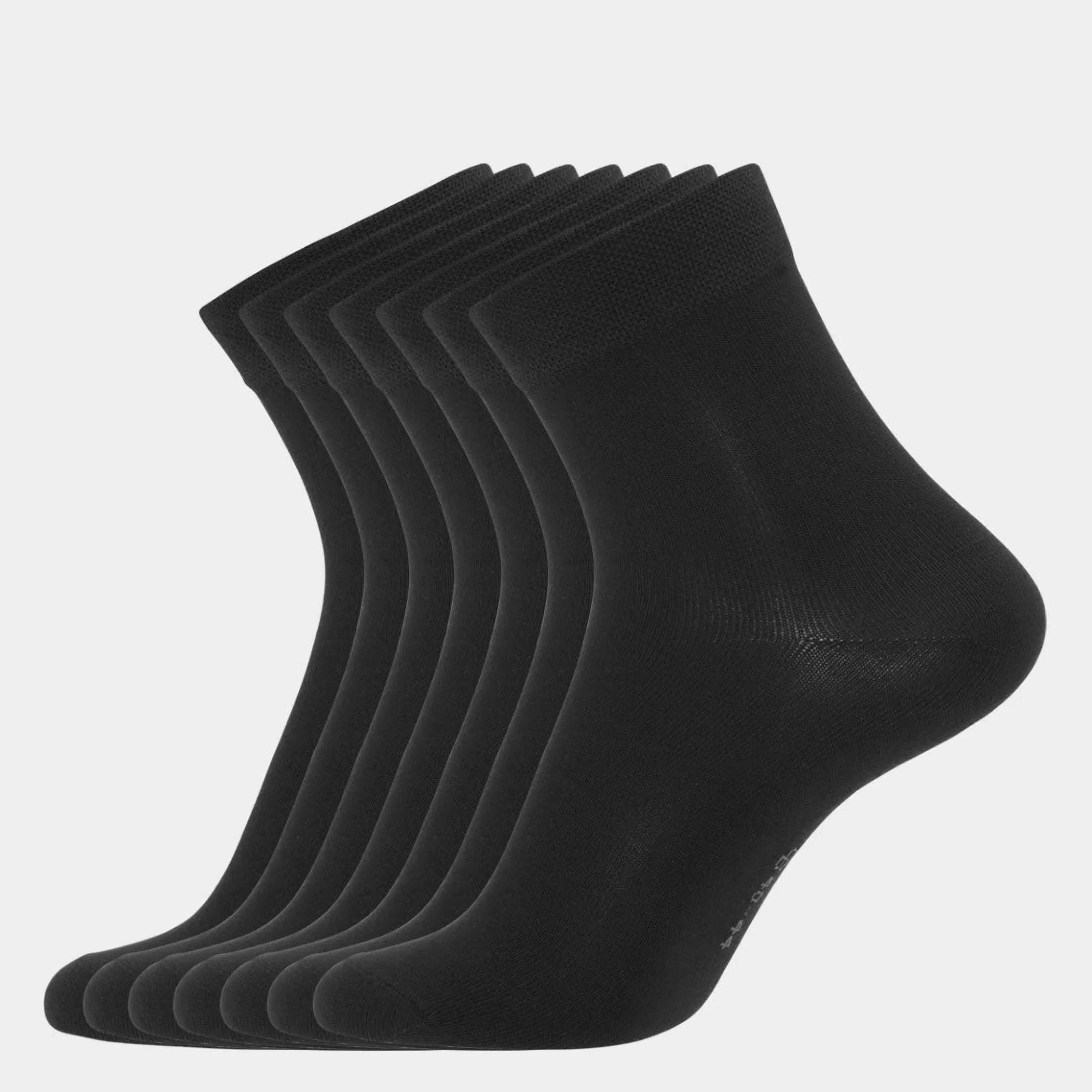 Copenhagen Bamboo Sorte bambus sokker med kort skaft i flot æske fra*Dame Strømper|Strømper