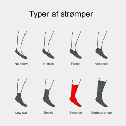 Egtved Sorte bambus strømper* Strømper