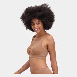 Bamboo Basics Tan bambus BH uden bøjle og polstring i flot 2 pak fra*Dame Bh'Er Uden Bøjle