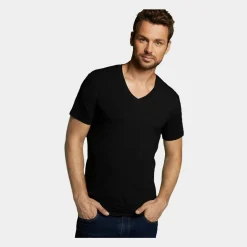 Bamboo Basics Velo bambus v-hals T-shirt - 2 pak* T-Shirts